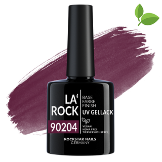 UV gel lak 3v1 - bez hemy - 90204 - tmavě fialová červená