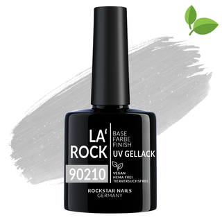 UV gel lak 3v1 - bez hemy - 90210 - třpyt stříbrno-bílý