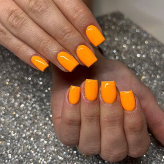 UV / LED Color Gel - Tmavě Neonová Oranžová